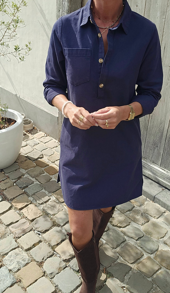 PARKER dress navy