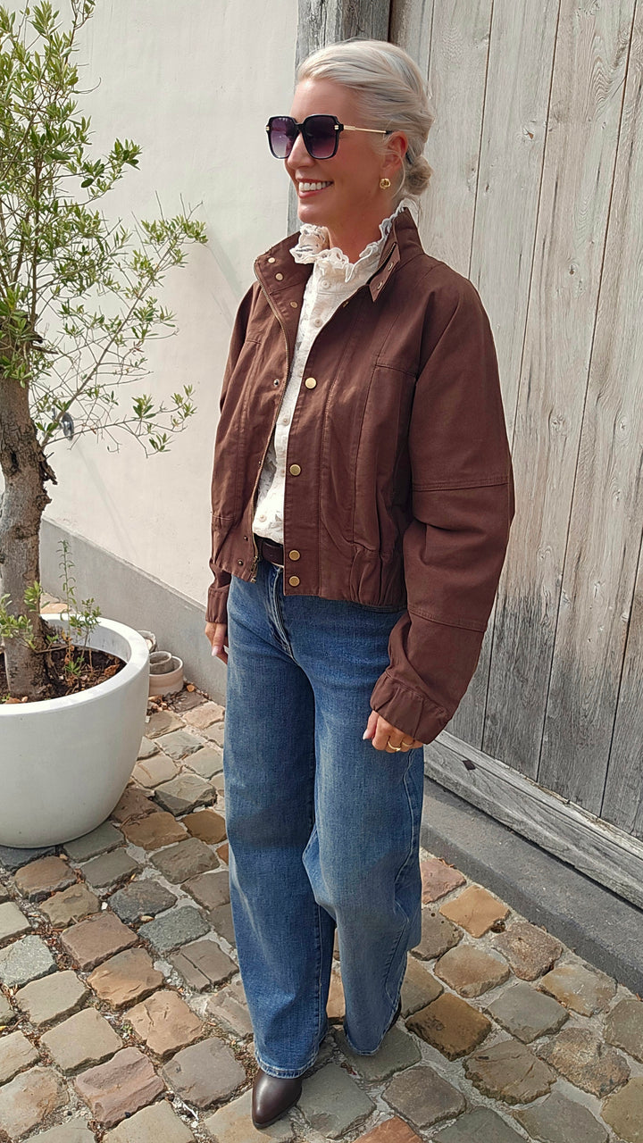 JOSÉPHINE jacket chocolat