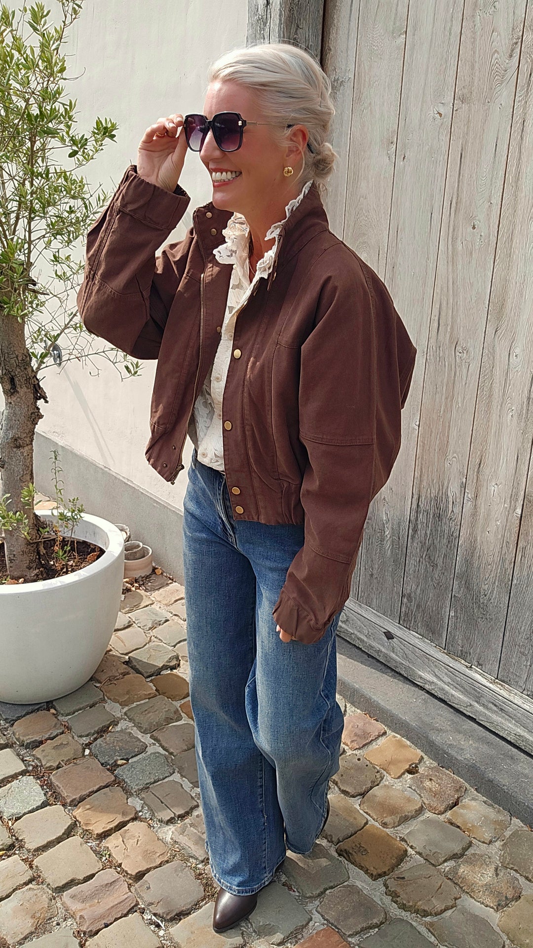 JOSÉPHINE jacket chocolat