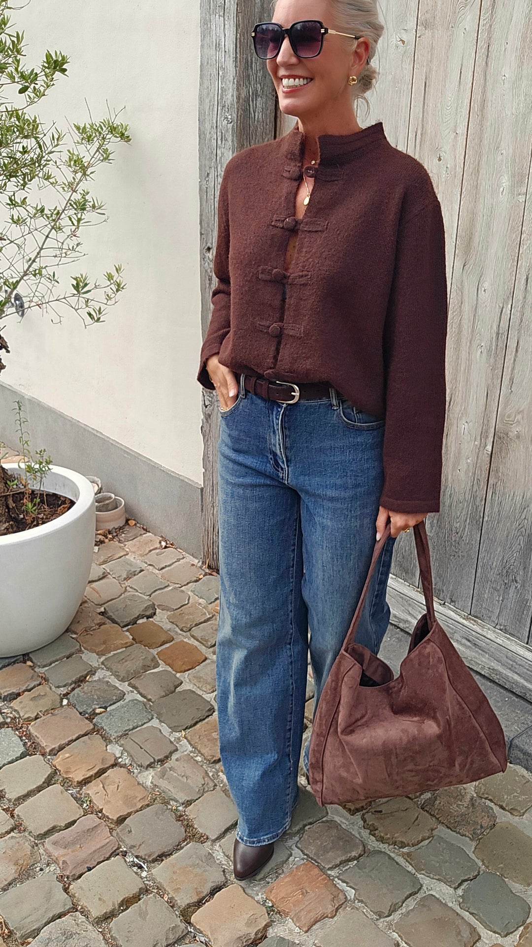 CÉLESTINE cardigan chocolat