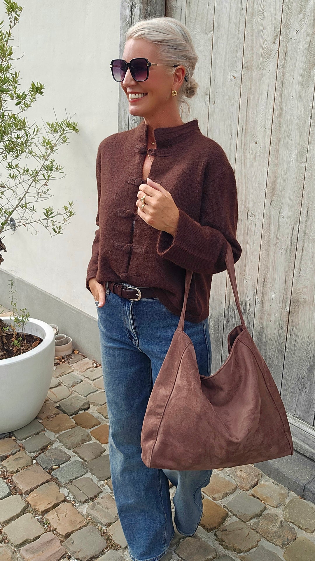 CÉLESTINE cardigan chocolat