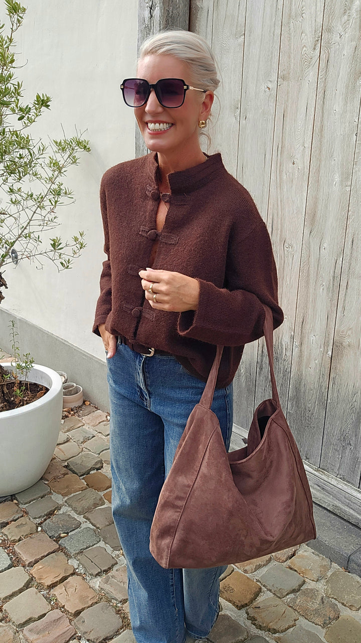 CÉLESTINE cardigan chocolat