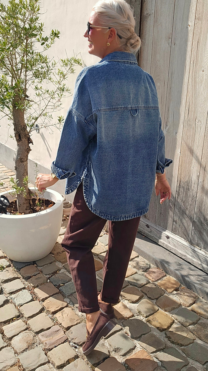 ROMY denim overshirt