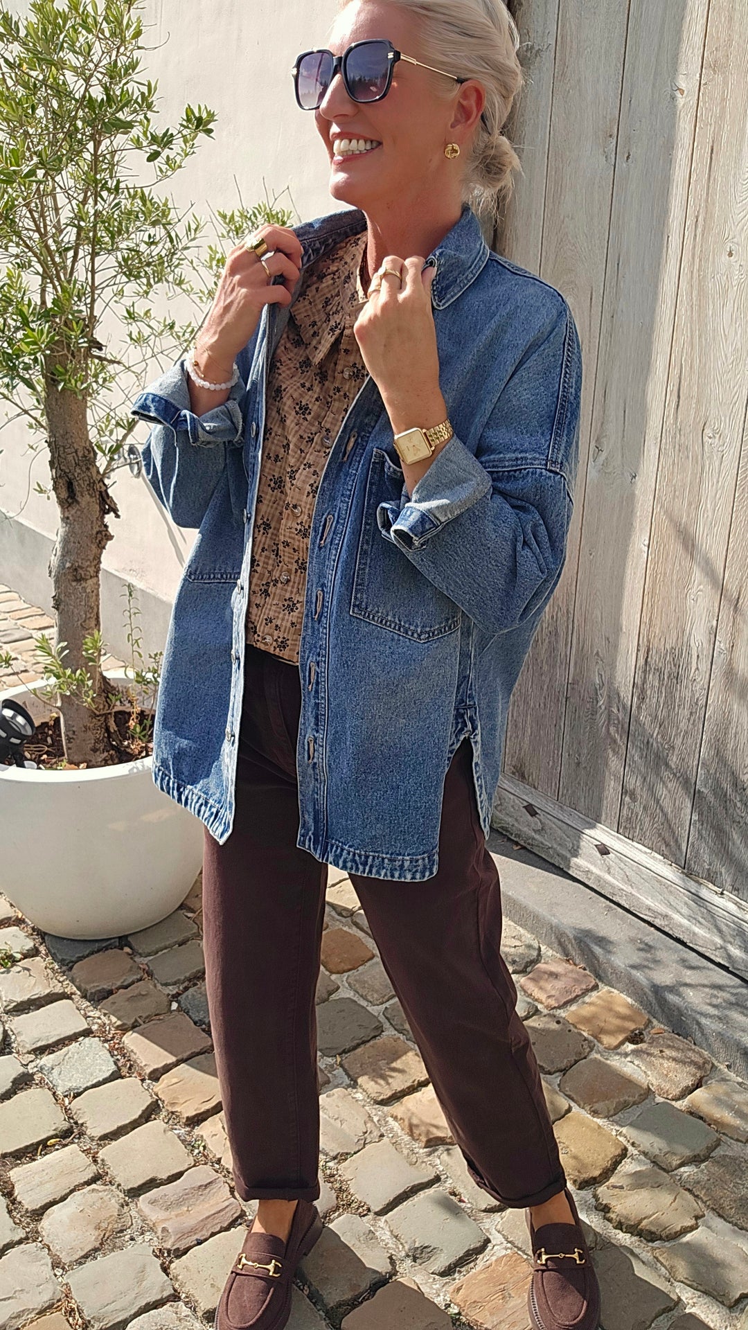 ROMY denim overshirt