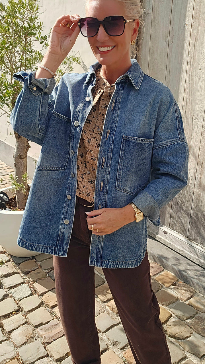 ROMY denim overshirt