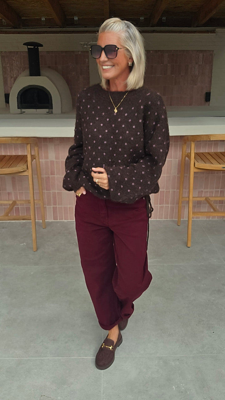 MADÉLAINE knit chocolat
