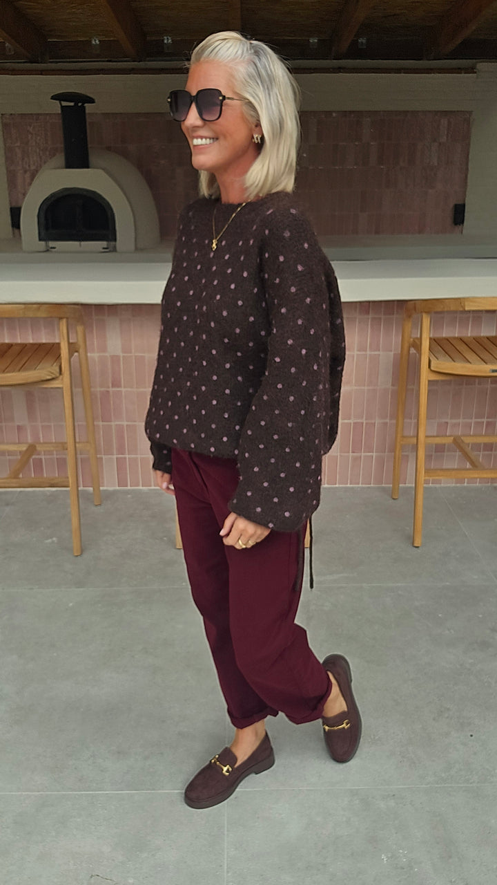MADÉLAINE knit chocolat