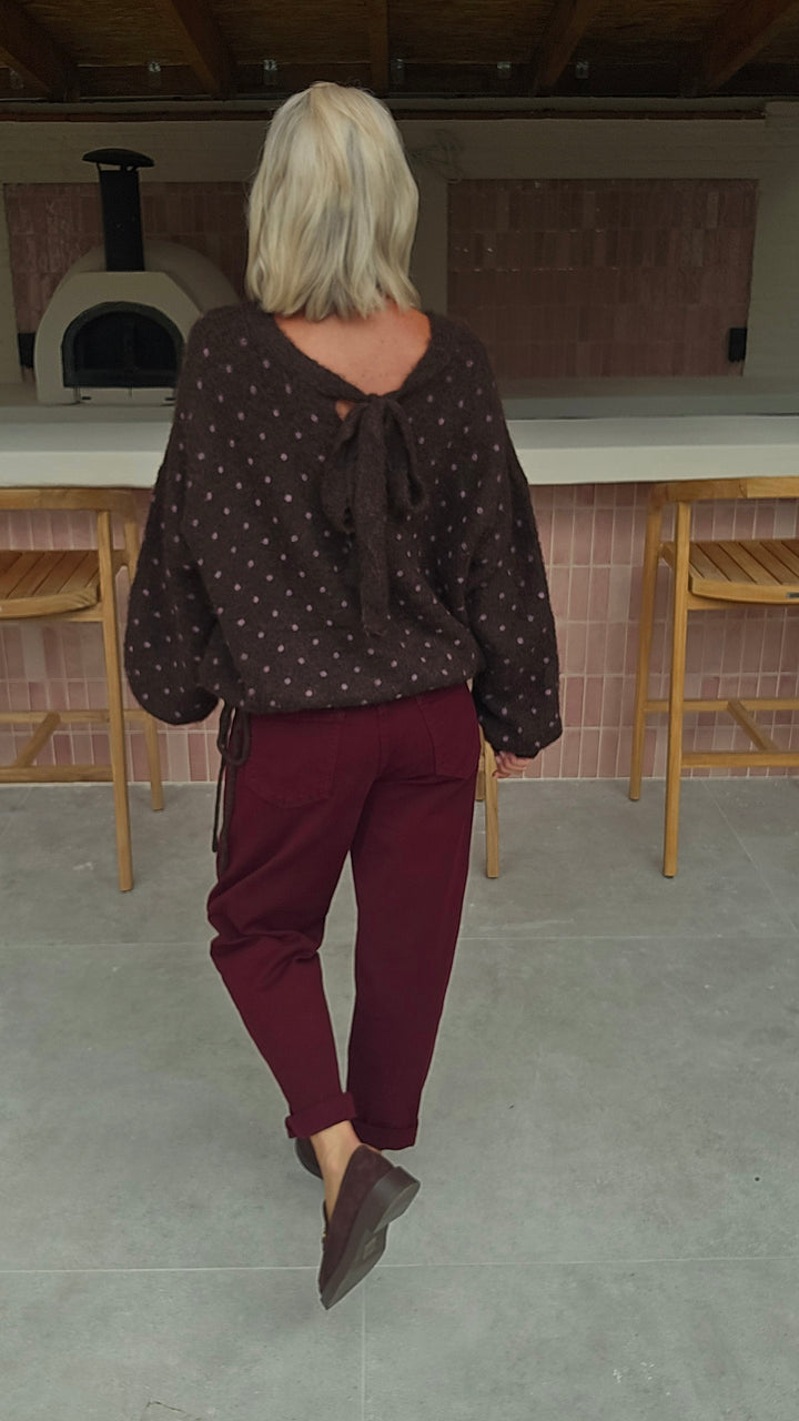 MADÉLAINE knit chocolat