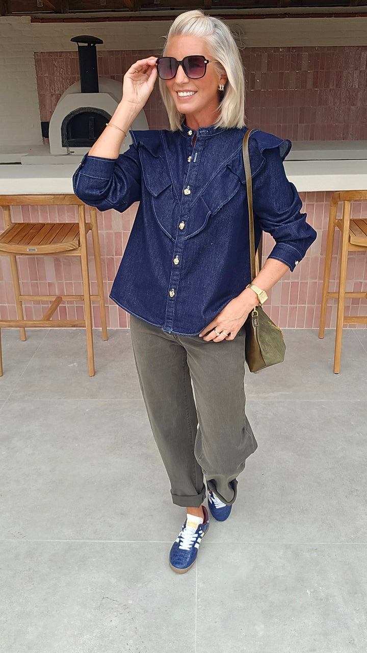 NENA denim blouse