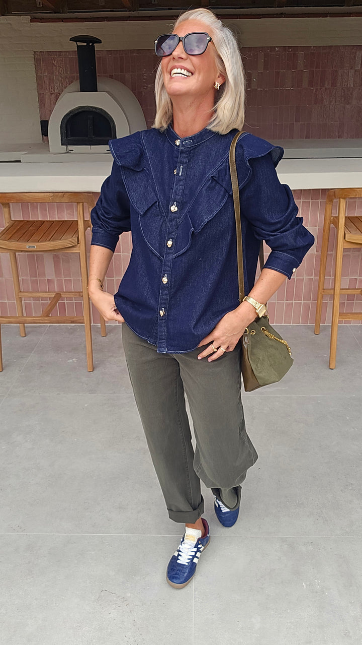 NENA denim blouse