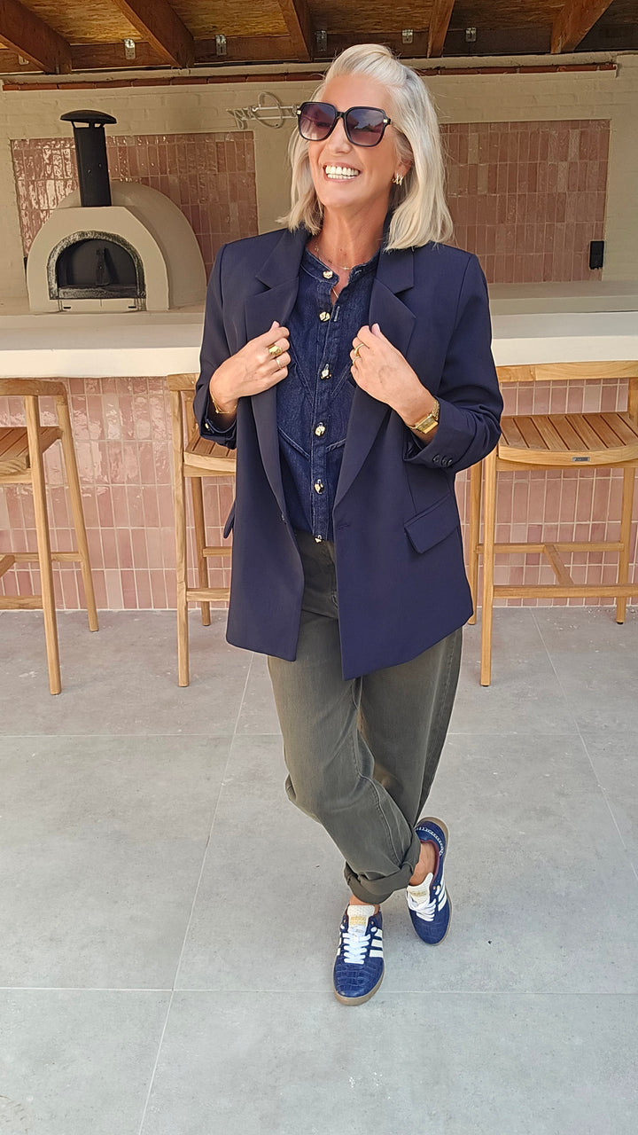 NENA denim blouse