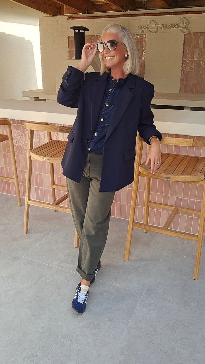 NENA denim blouse
