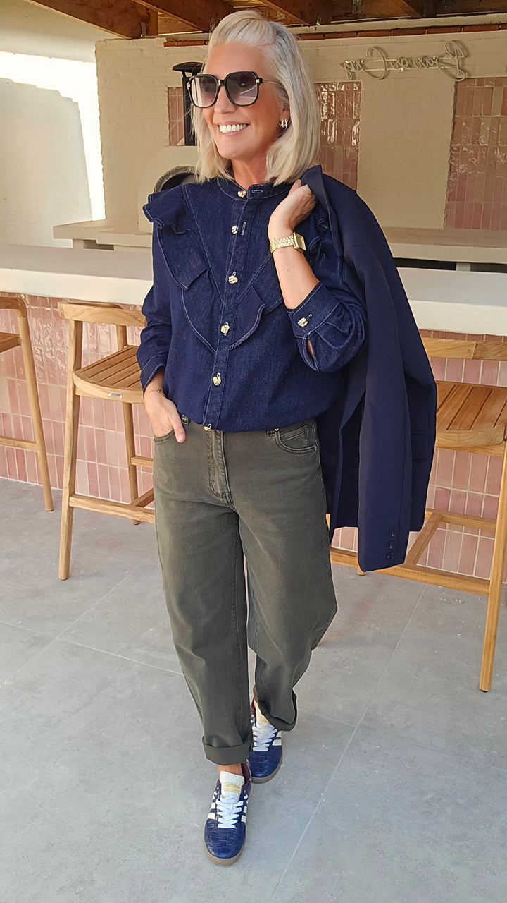 NENA denim blouse