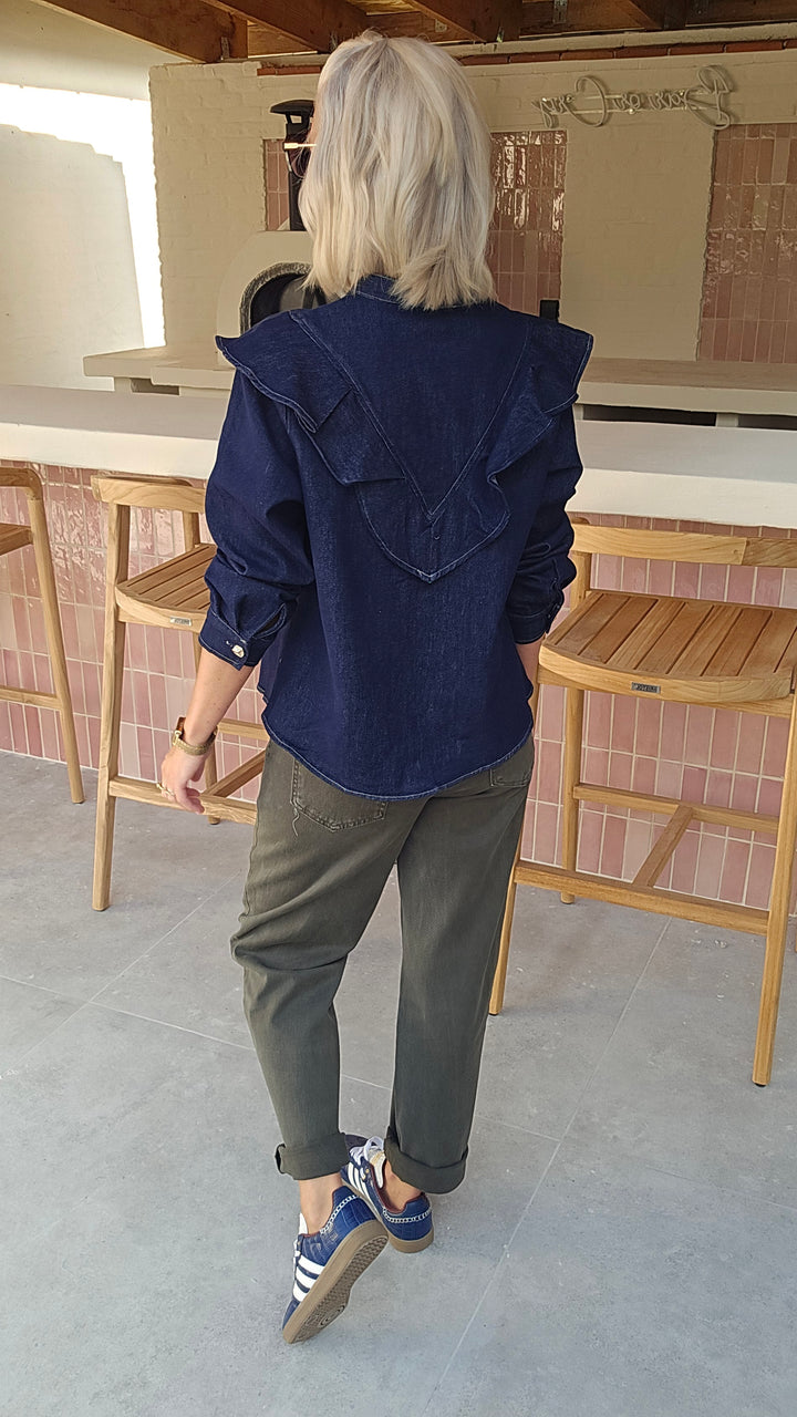 NENA denim blouse