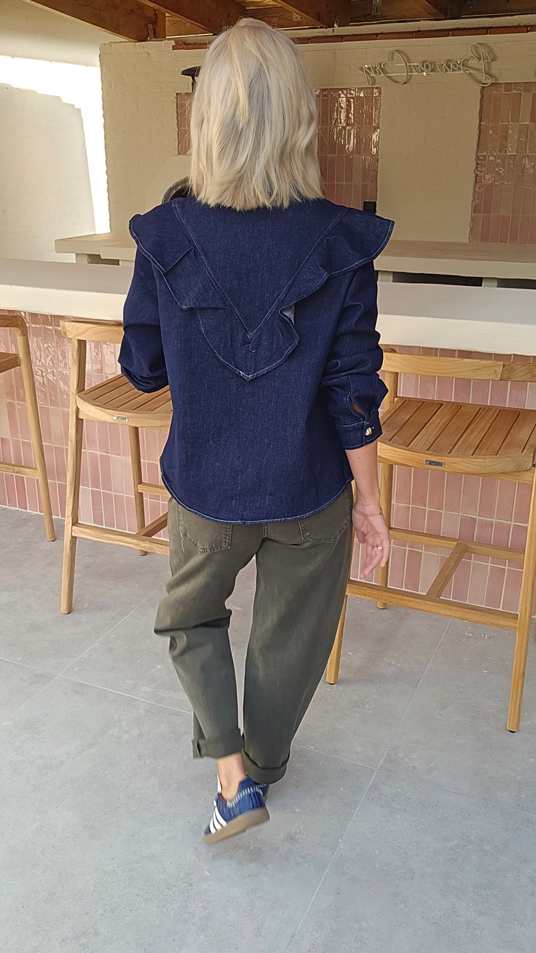 NENA denim blouse