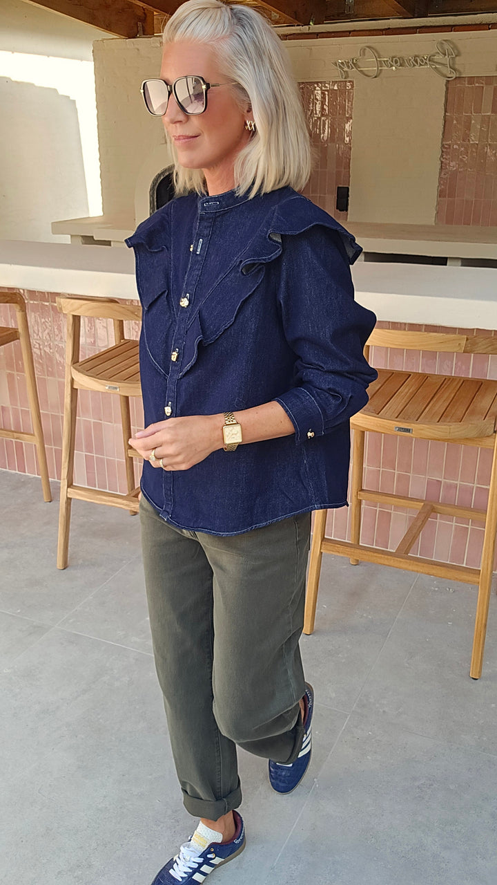NENA denim blouse