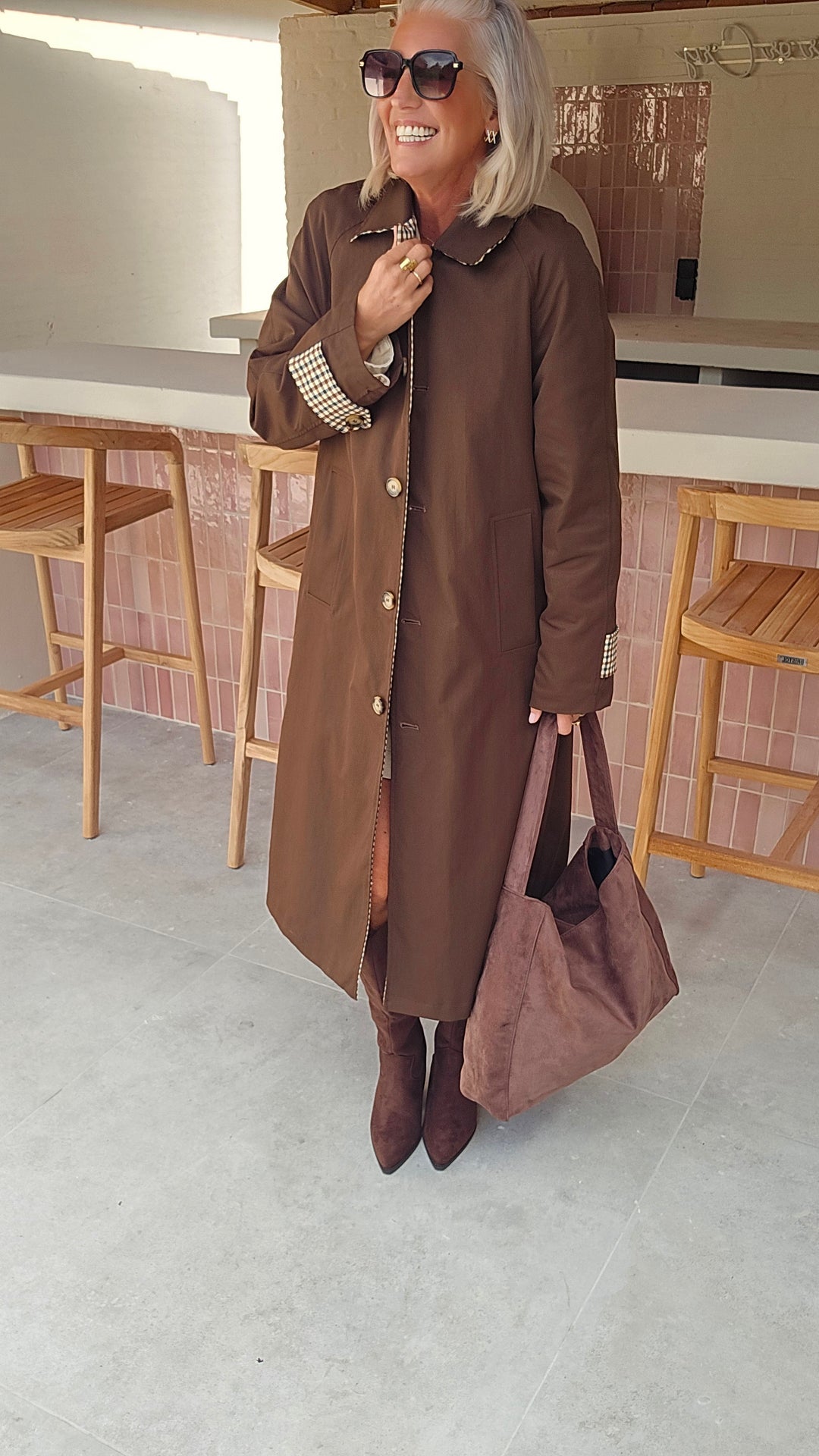 LIZ trench coat