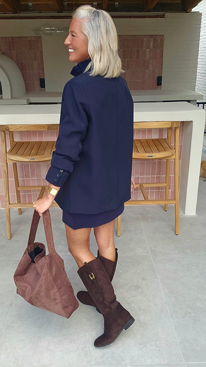 MABEL knit dress navy