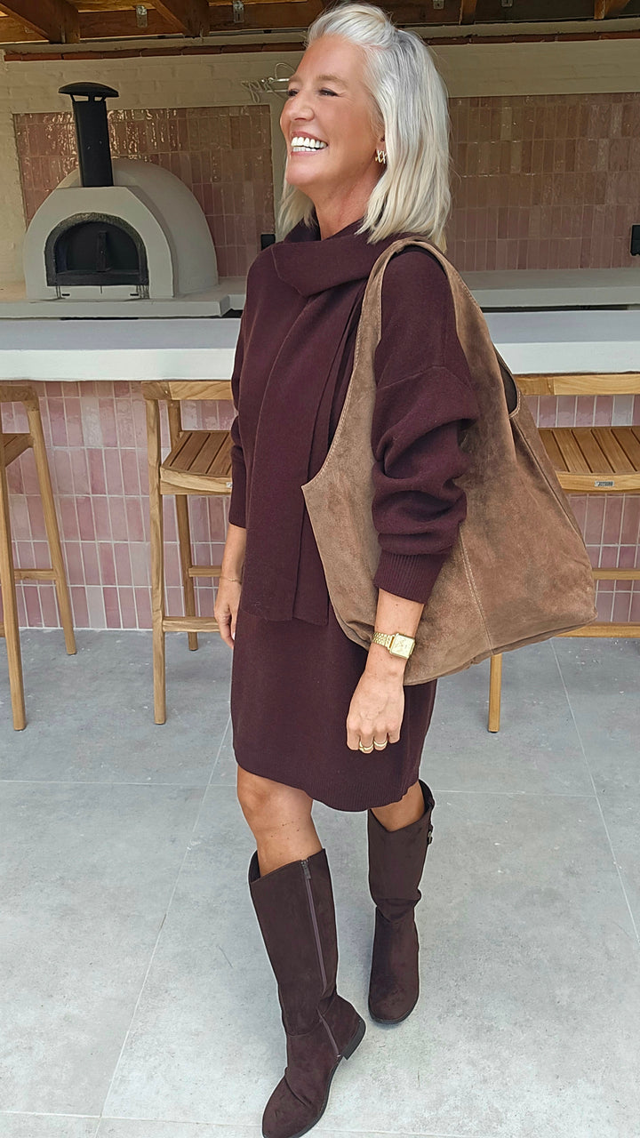 ISAURE dress chocolat
