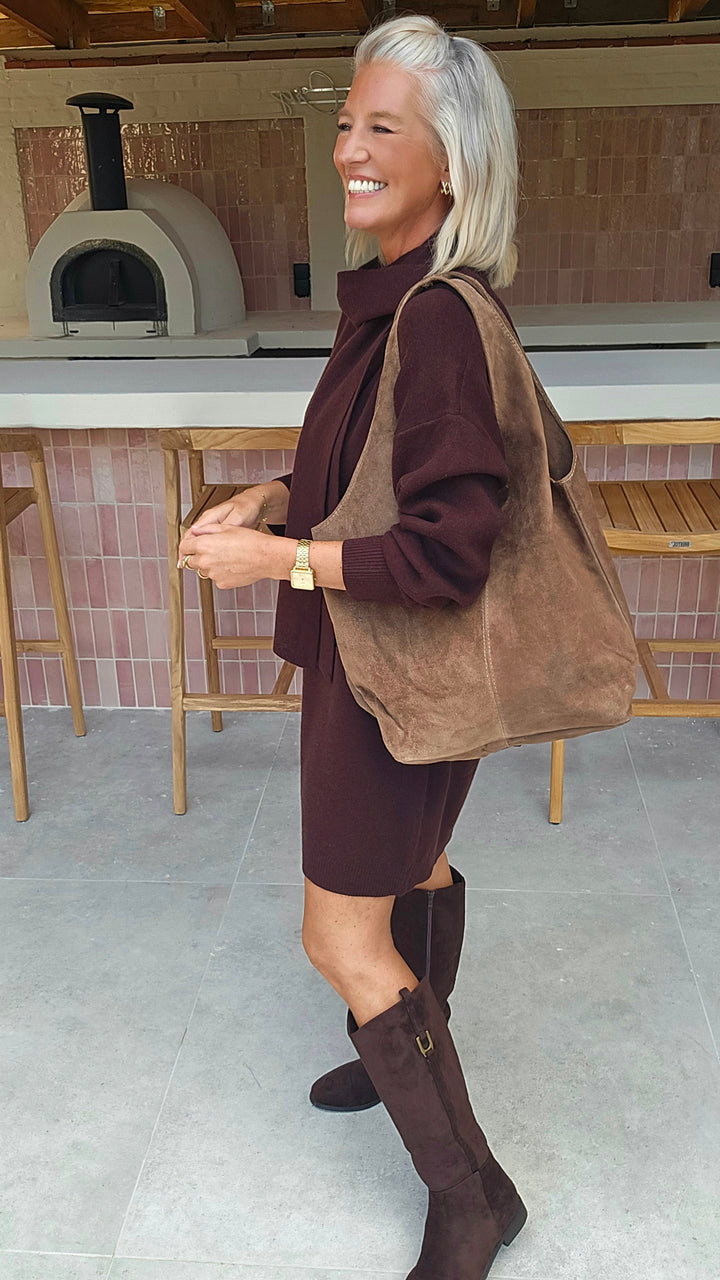 ISAURE dress chocolat