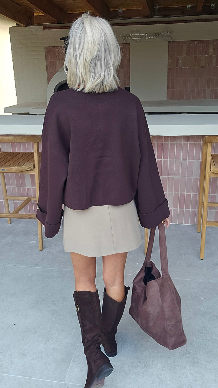 SIENNA skort taupe