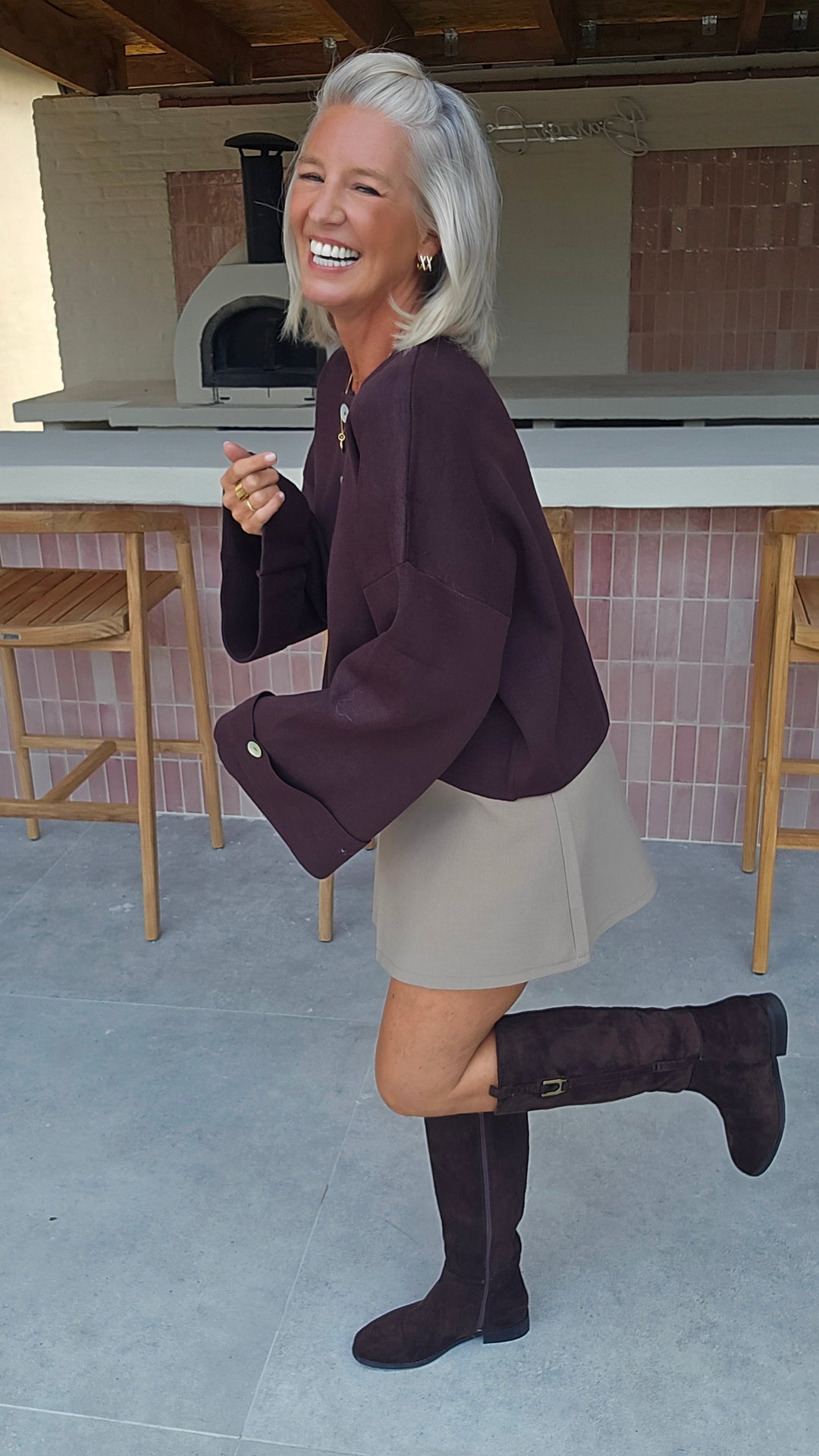 MILEY cardigan chocolat
