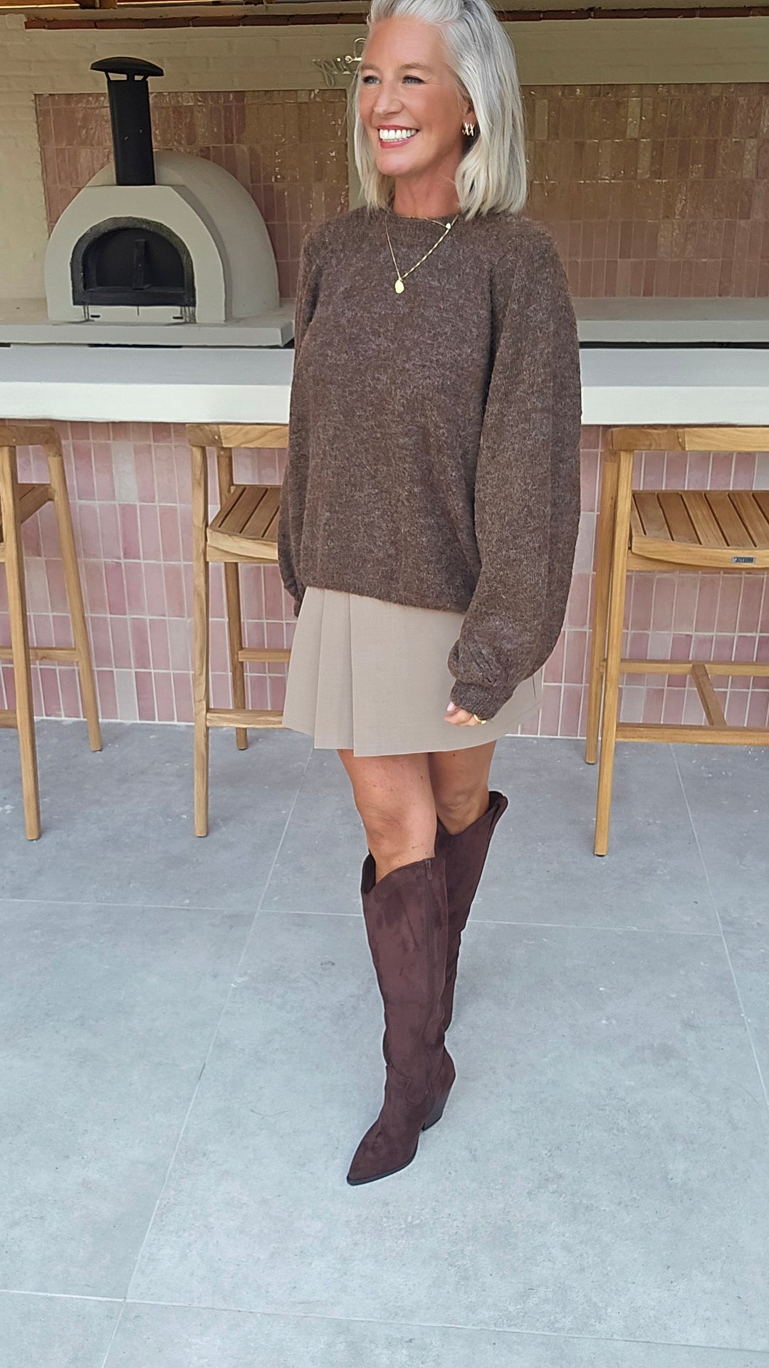 CLEO knit chocolat
