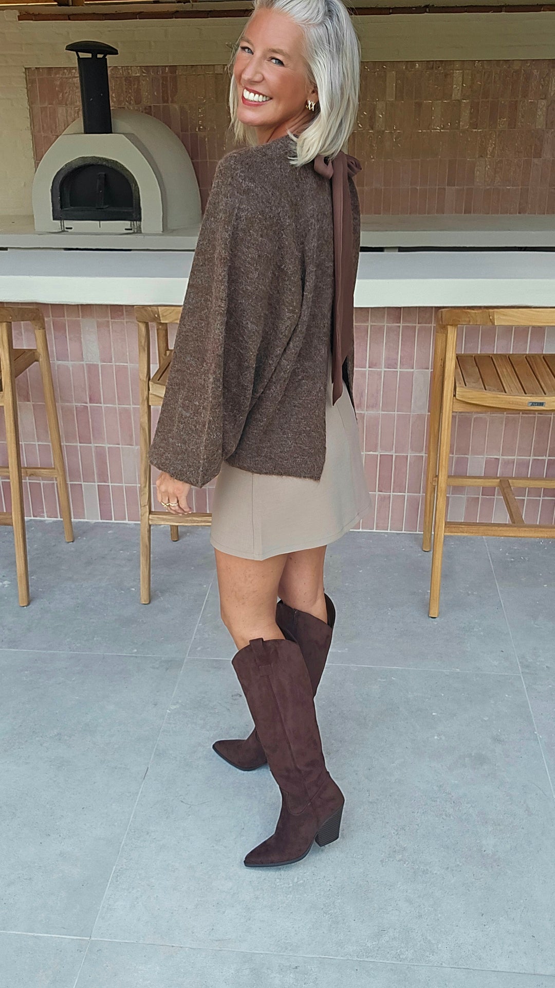 CLEO knit chocolat