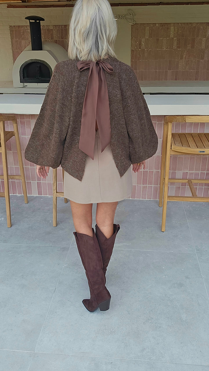 CLEO knit chocolat