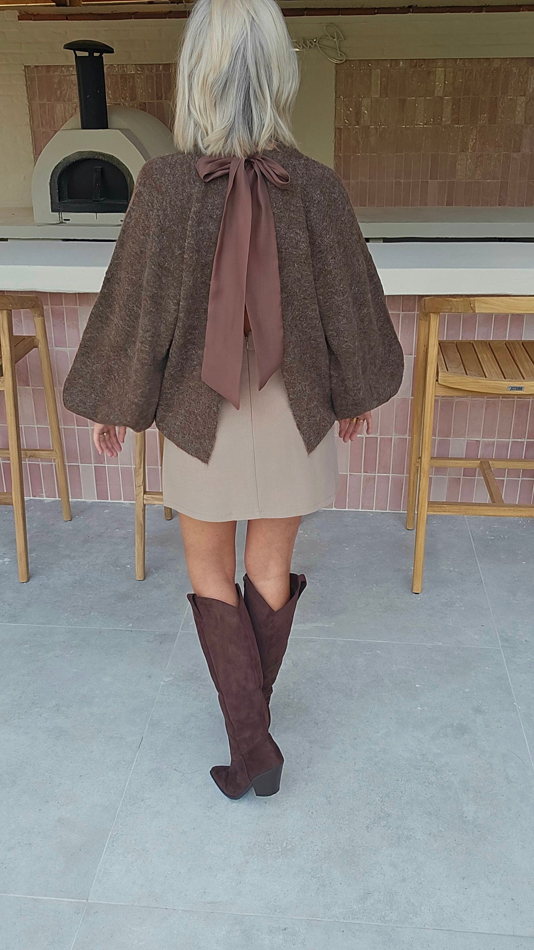 SIENNA skort taupe