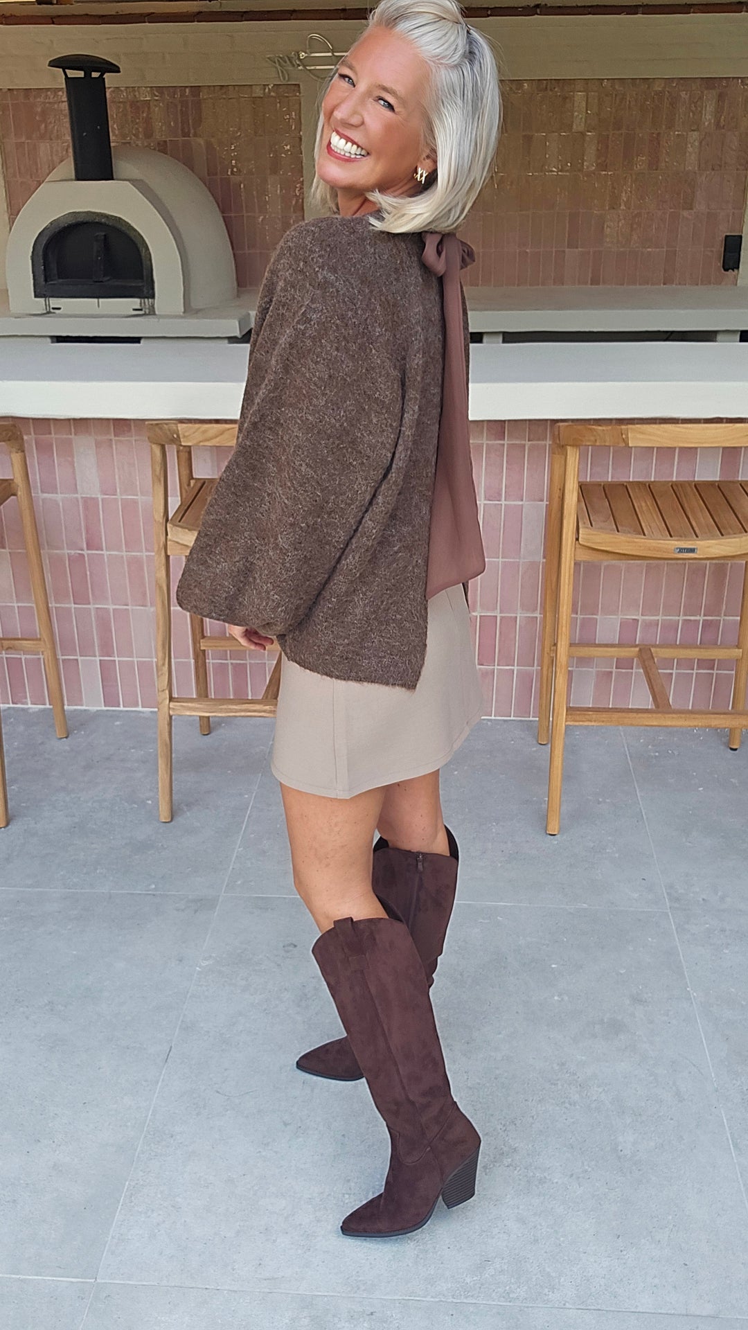 CLEO knit chocolat