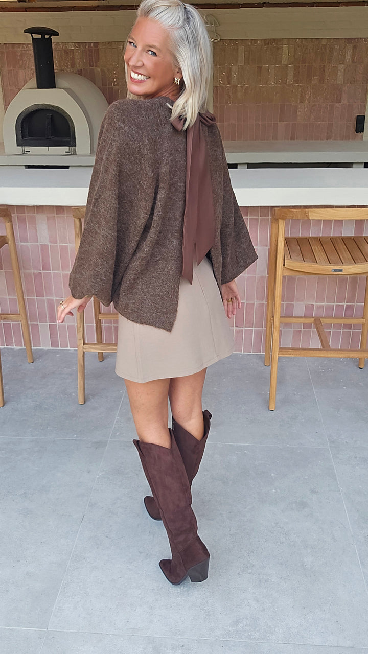 CLEO knit chocolat