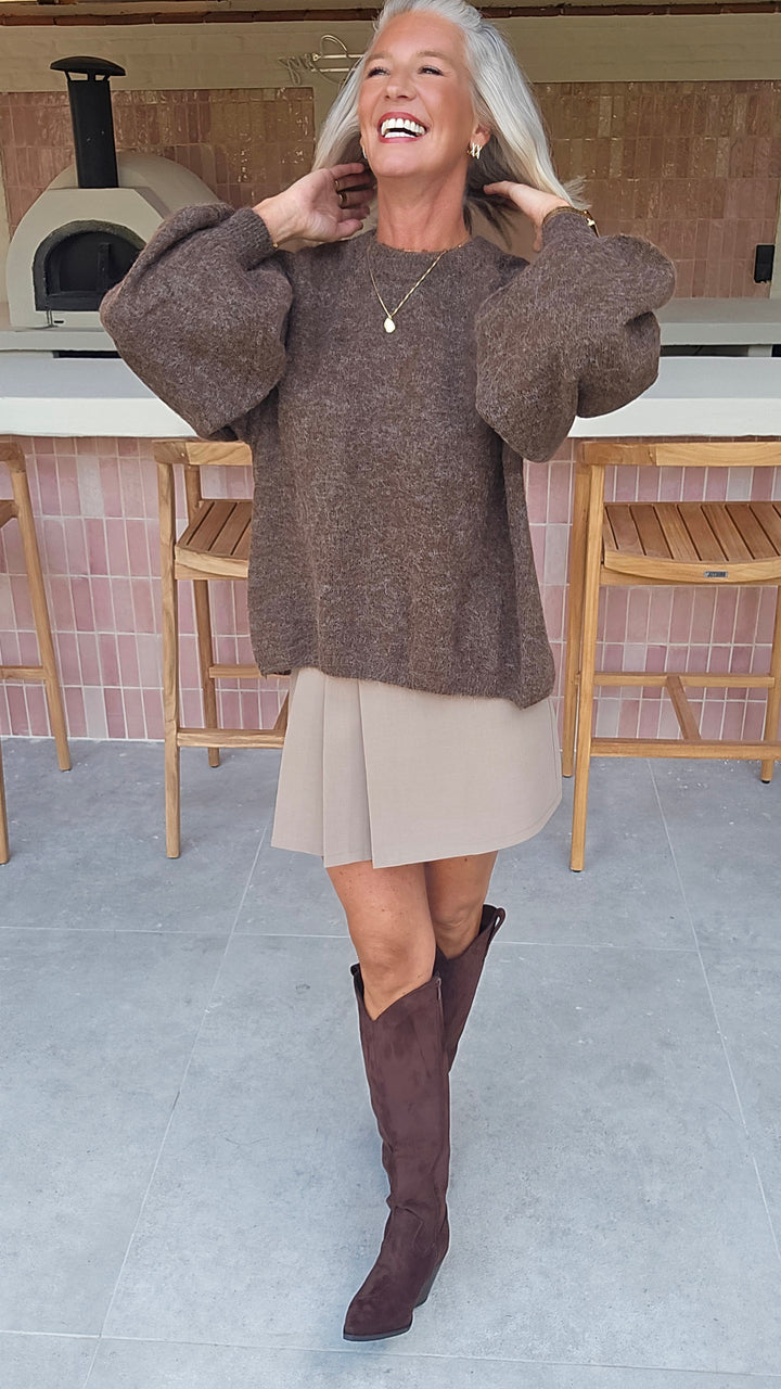 CLEO knit chocolat