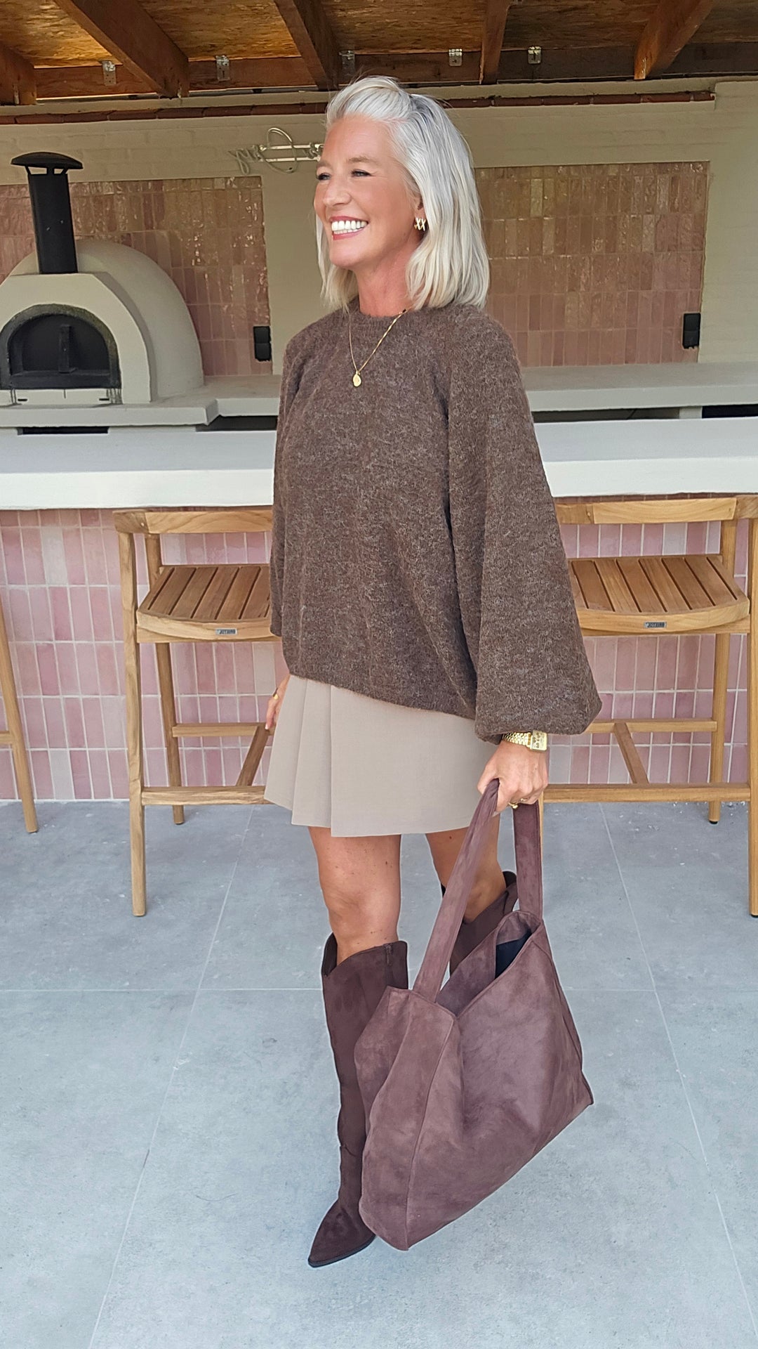 CLEO knit chocolat