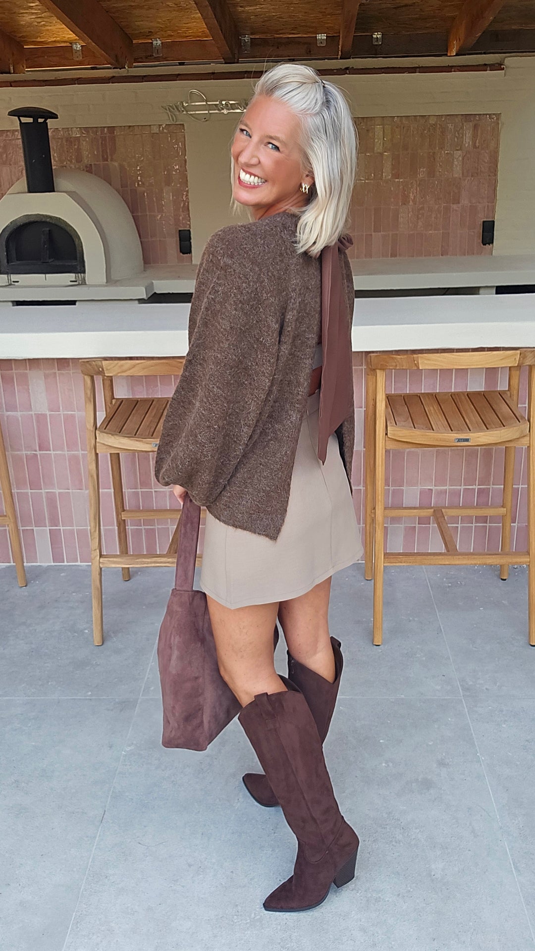 CLEO knit chocolat