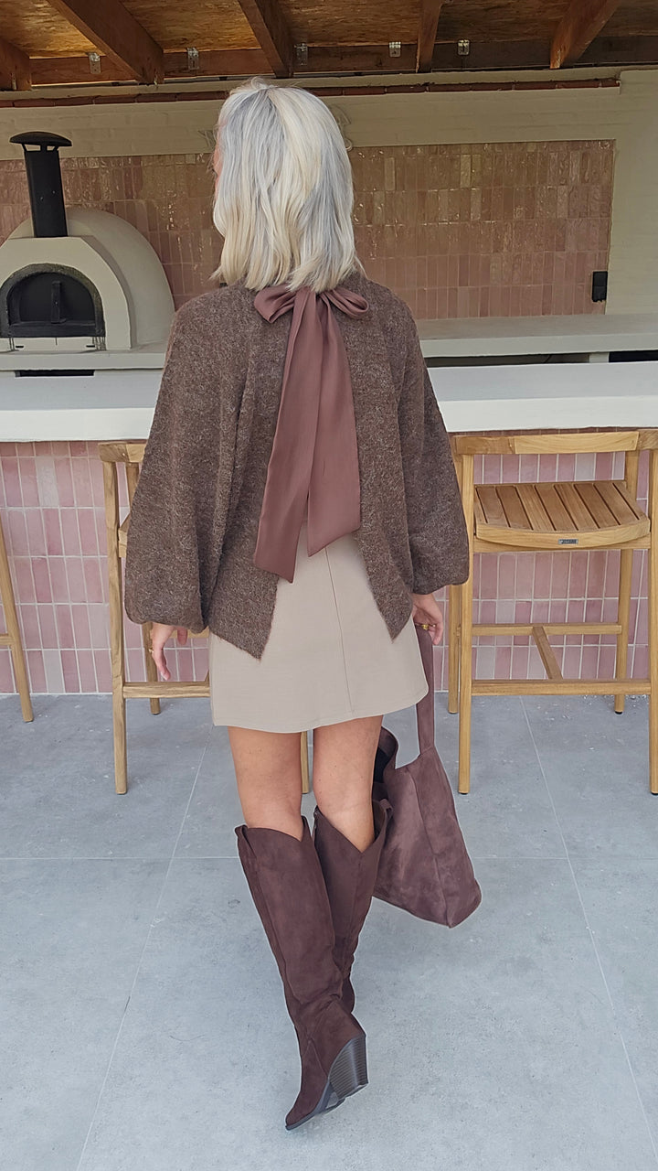 CLEO knit chocolat