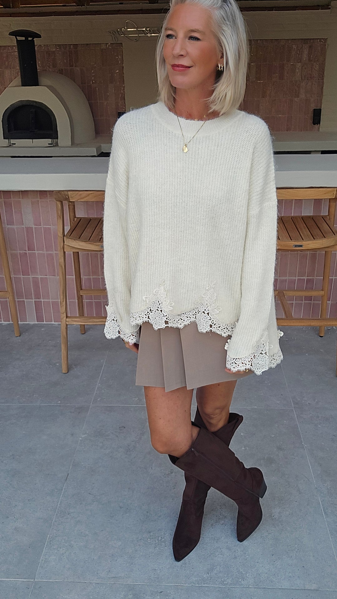 VIVIAN knit ecru