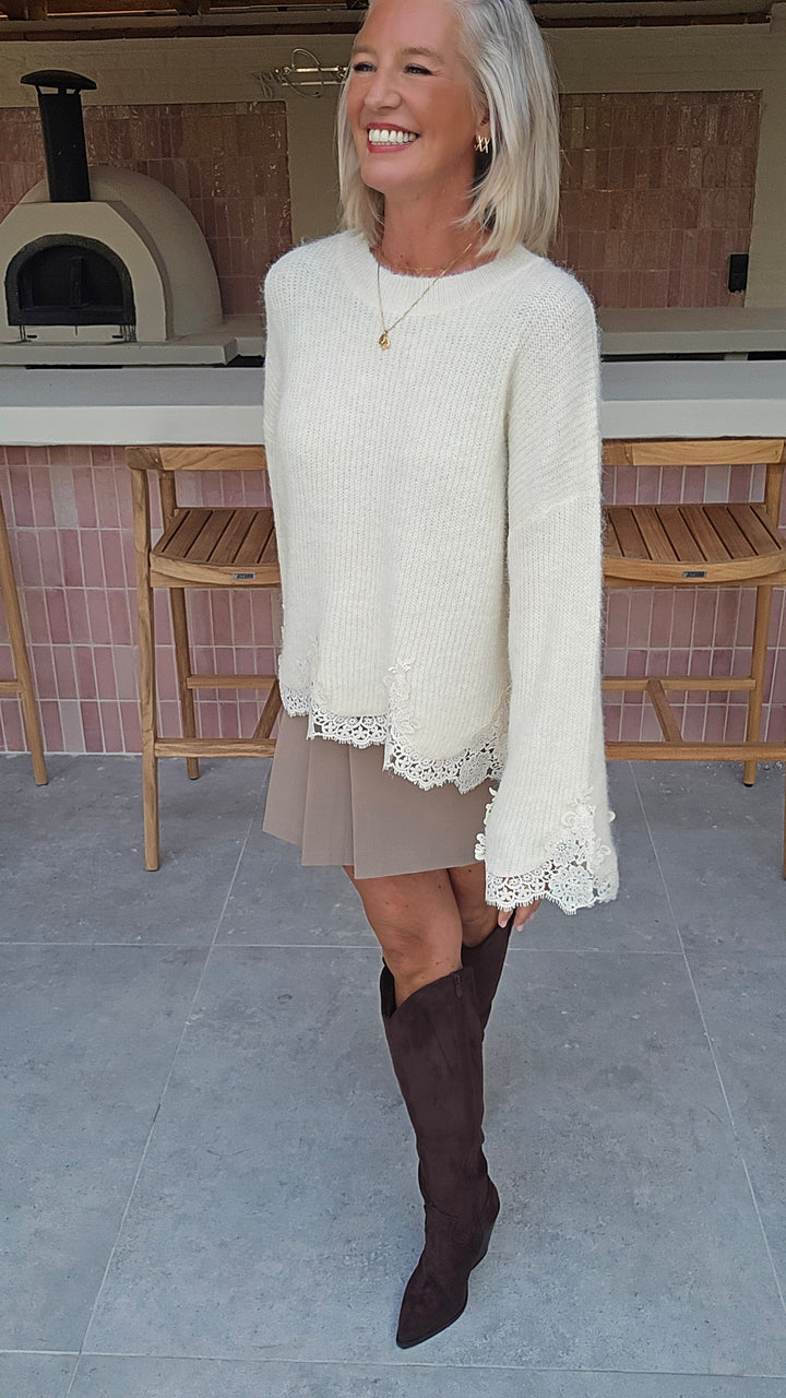 VIVIAN knit ecru