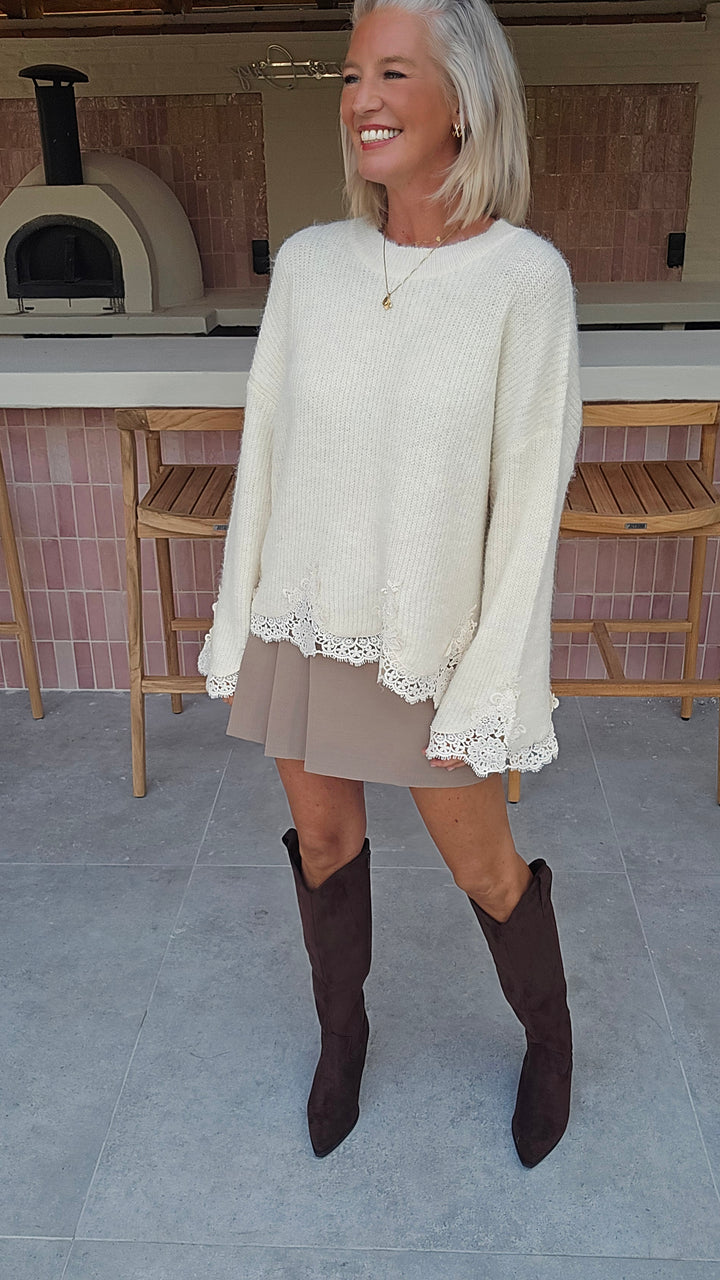 VIVIAN knit ecru