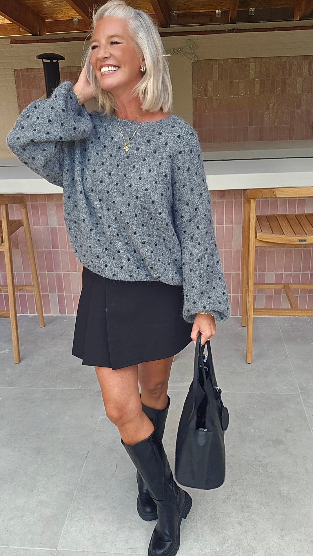 MADÉLAINE knit grey
