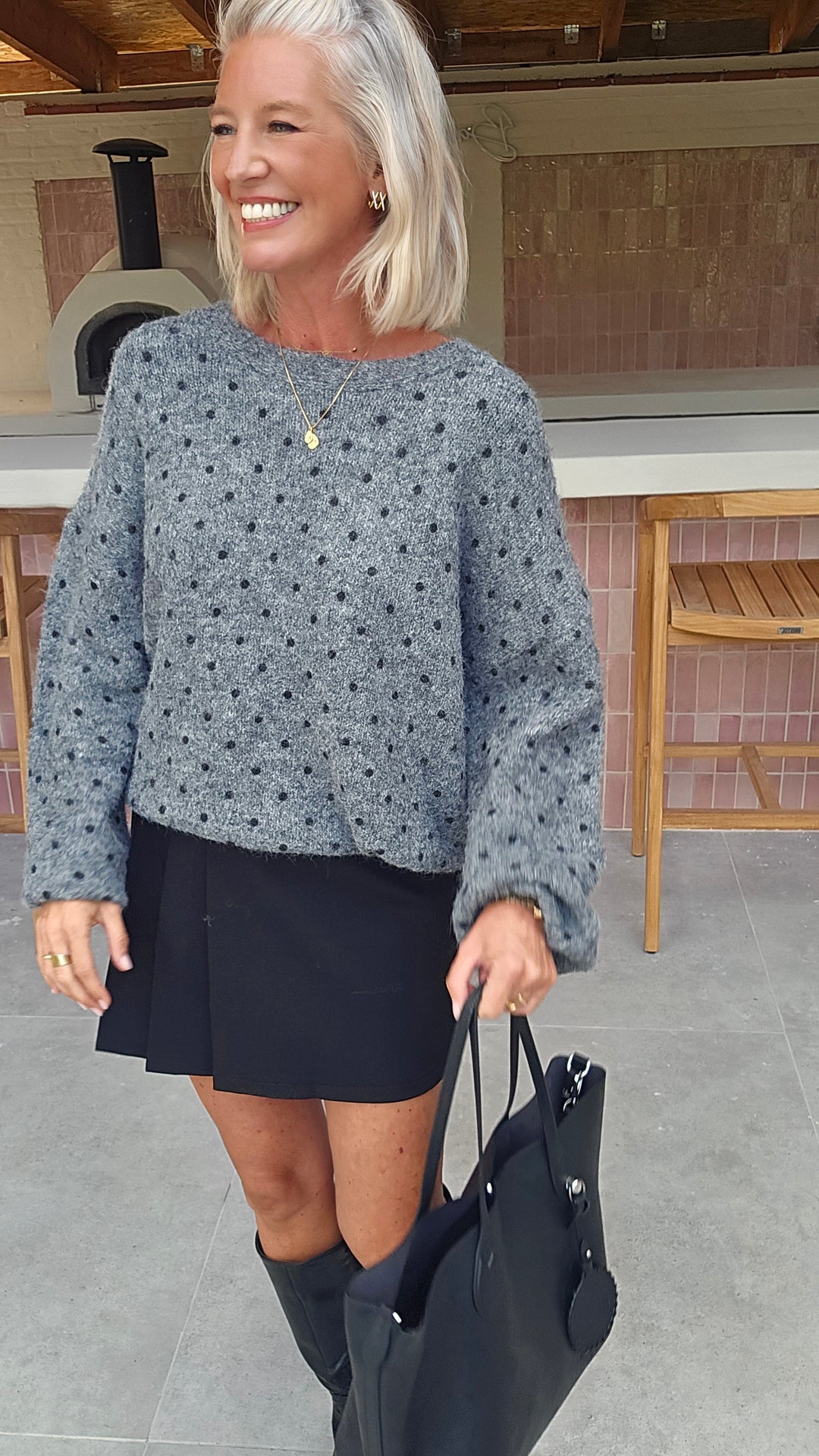 MADÉLAINE knit grey