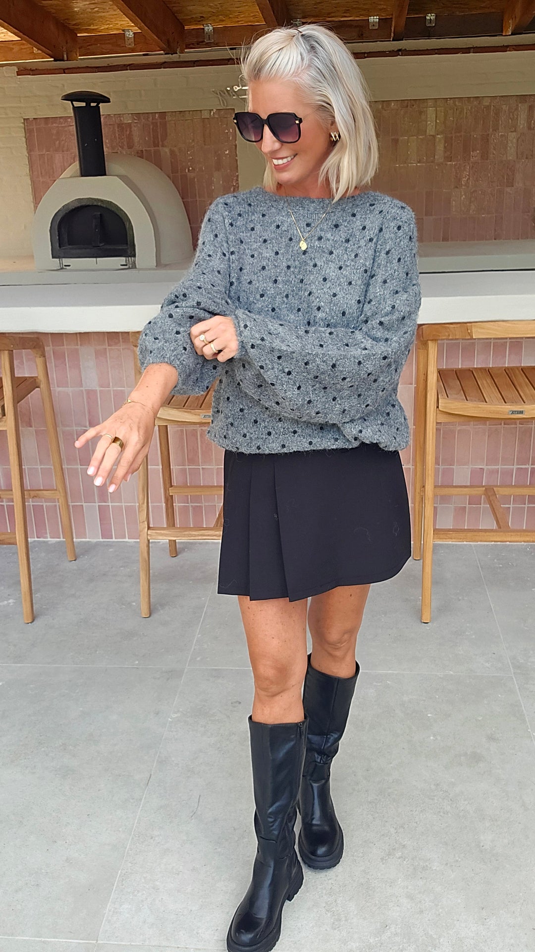 MADÉLAINE knit grey