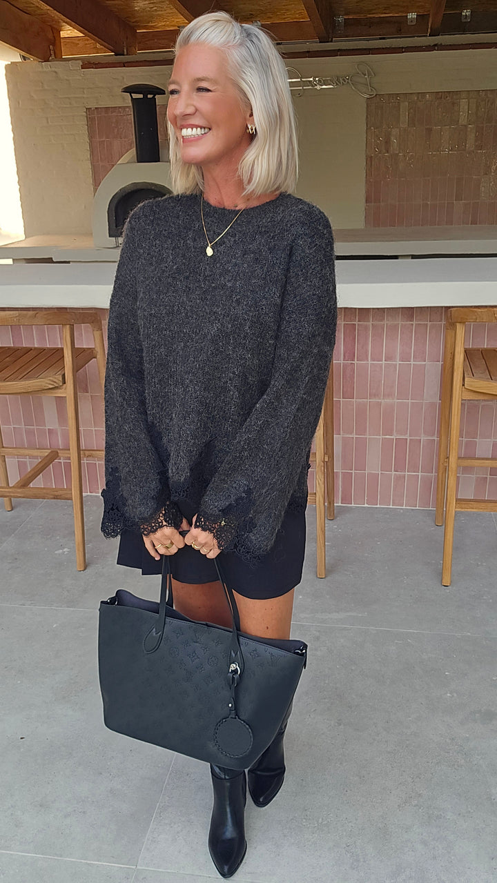 VIVIAN knit charcoal