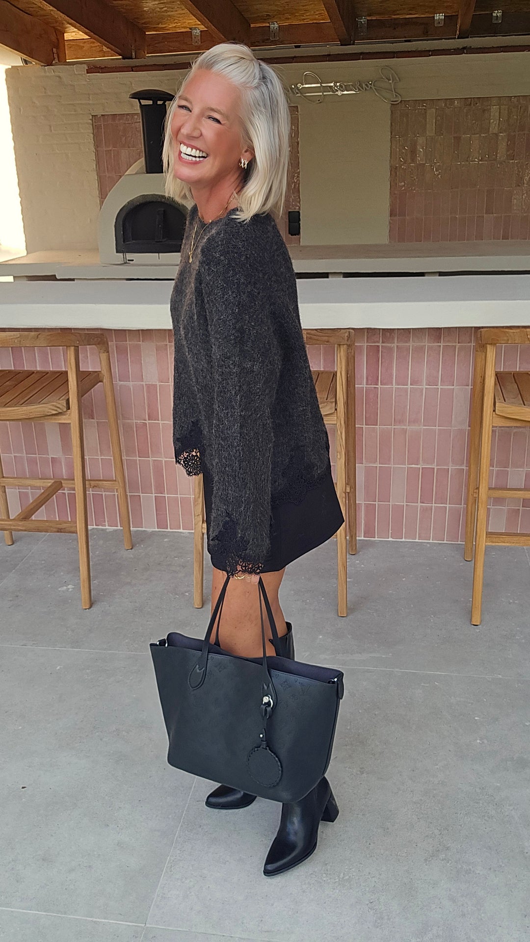 VIVIAN knit charcoal