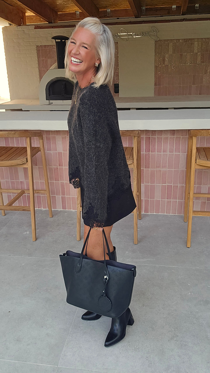 VIVIAN knit charcoal