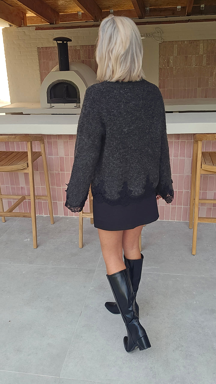 VIVIAN knit charcoal