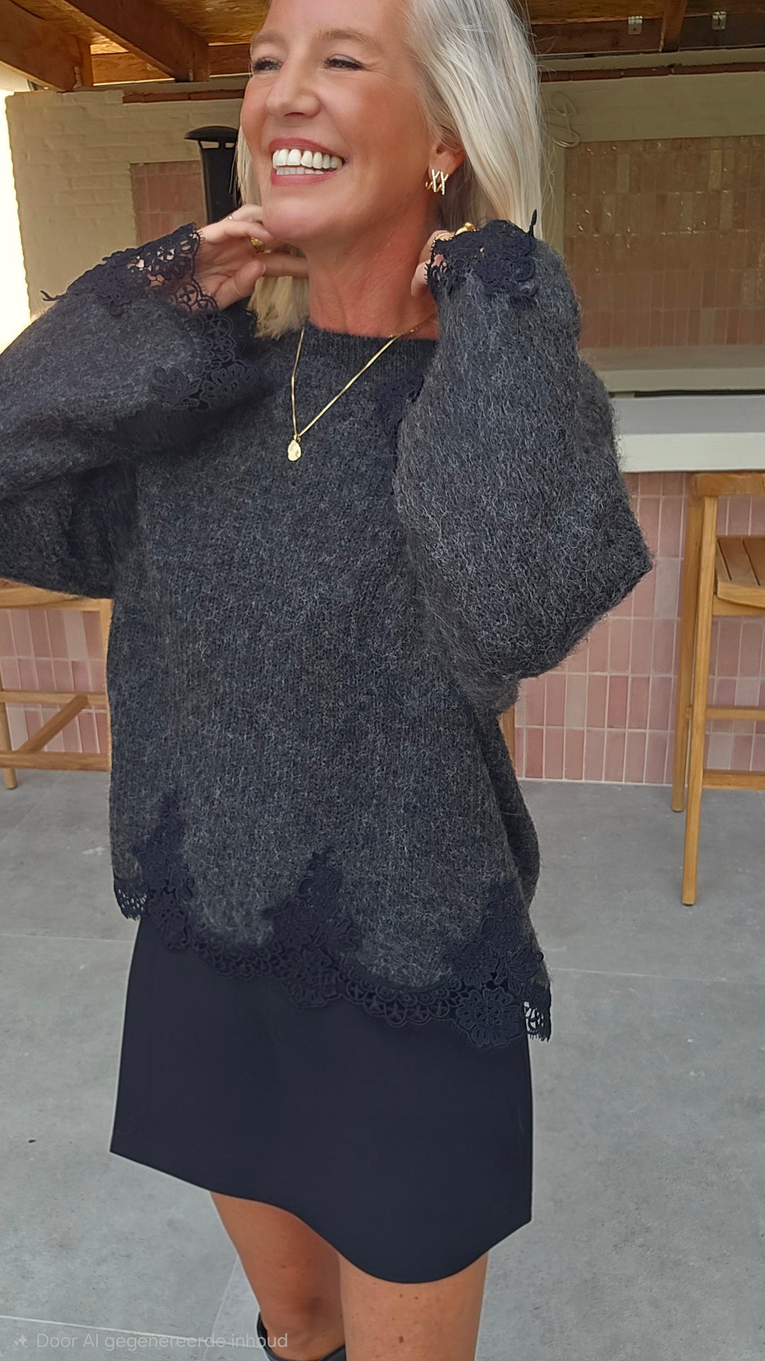 VIVIAN knit charcoal