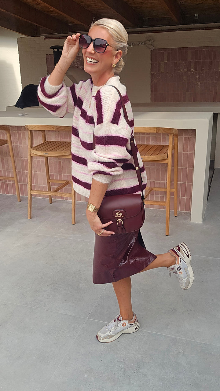 YASMIN striped knit