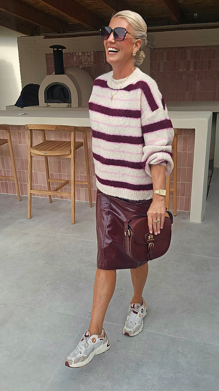YASMIN striped knit