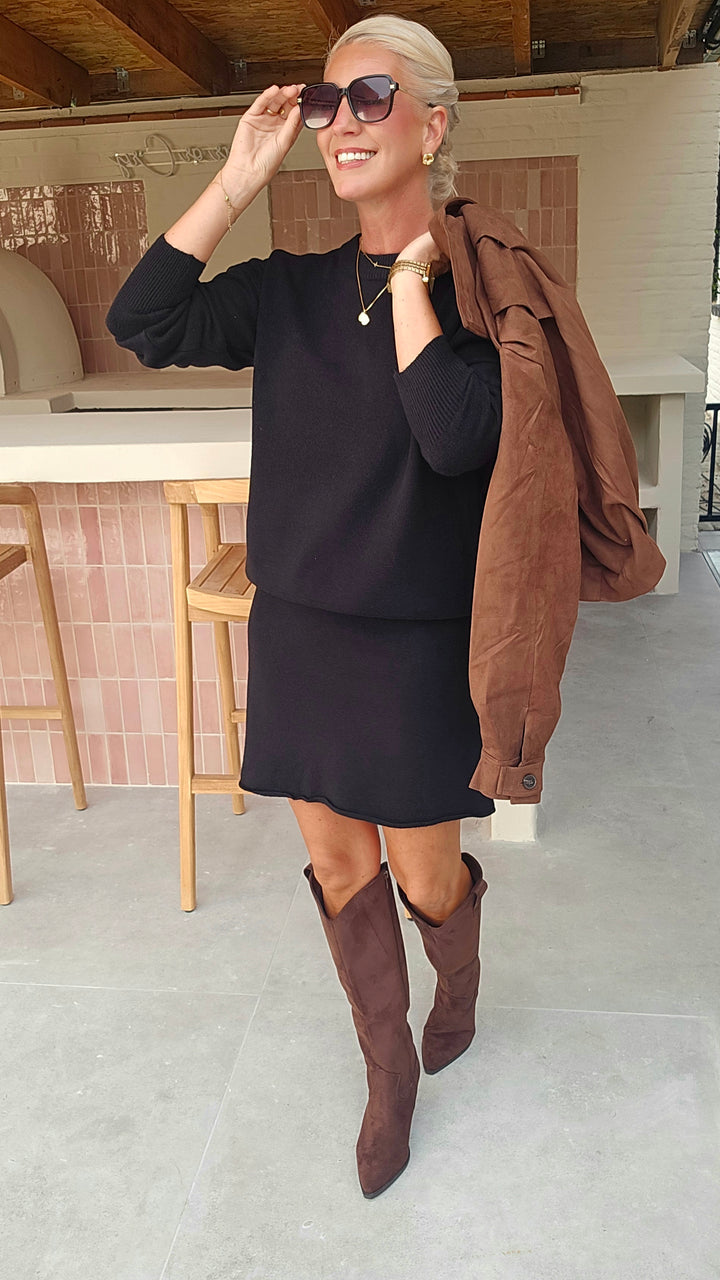 MAËLLE knit set black